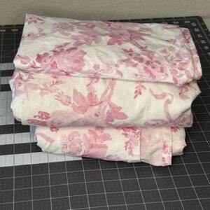 LoveShackFancy Pink Floral Bedding Sheets